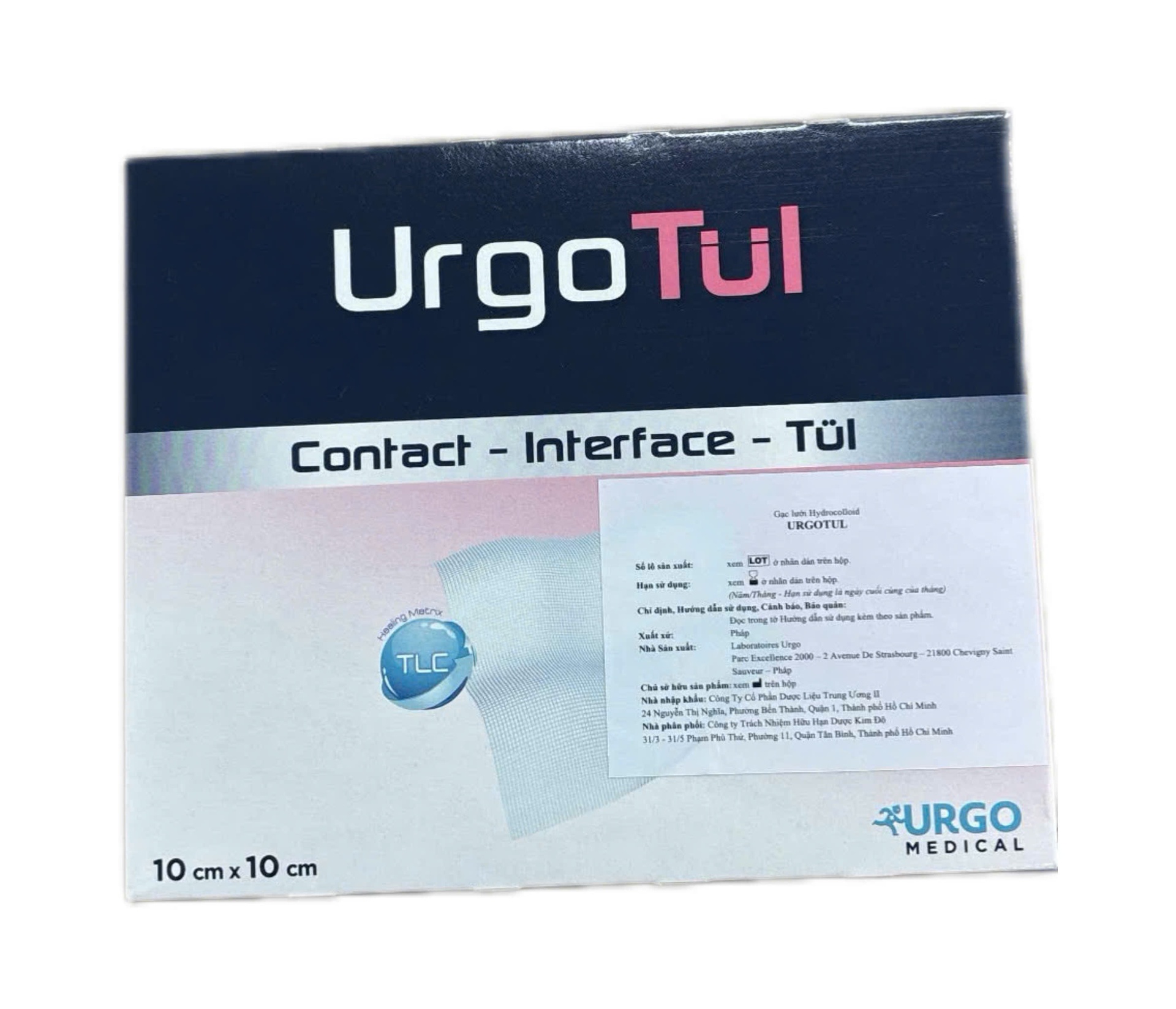 Urgotul 10cm x 10cm hộp 10 miếng